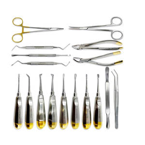 เครื่องมือผ่าตัดทางทันตกรรม MEDZORA SURGICAL สแตนเลสสตีล รุ่นขายดีที่สุด ได้รับการรับรองมาตรฐาน CE ระดับ Class I MS-1454 รับประกัน 1 ปี สีเงิน - Product Image 3