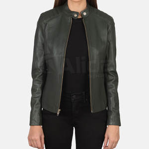 Nuevo diseño, chaqueta de cuero para mujer, chaqueta de cuero de Color sólido para mujer, ropa de calle, chaqueta de cuero para mujer - Product Image 2