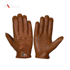 Guantes de trabajo de cuero, guantes de jardinería recorte de flores motocicleta conducción seguridad para guantes de hombre - Product Image 1