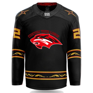 Conjunto de Jersey de hockey sobre hielo en blanco liso hecho a medida OEM diseño al por mayor para adultos desgaste de hockey sobre hielo - Product Image 3