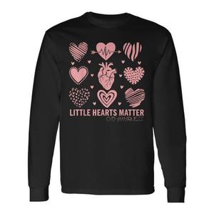 T-shirt a maniche lunghe Heart Advocate Little Hearts Matter Abbigliamento promozionale per la sensibilizzazione sulla cardiopatia infantile - Product Image 2