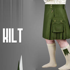 Confortable hommes coton Kilts meilleur prix hommes coton Kilts plaine teint hommes coton Kilts à vendre - Product Image 4