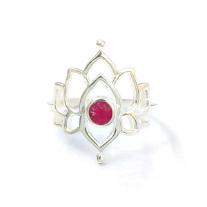 Fashionable Vintage Ruby Agate Cluster <b>Ring</b> 2.6 Grams Bezel Setting <b>Statement</b> Inlay Free Size Gift - Product Image 1