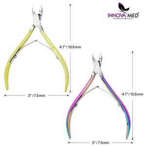 Coupe-ongles professionnel en acier inoxydable pour podologie, coupe-ongles robuste pour ongles épais et incarnés, pince à cuticules experte - Product Image 2