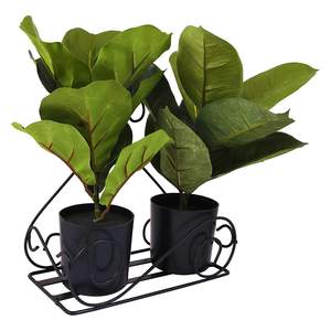 Vente en gros en vrac support pour plante en métal dernière qualité support pour pot de fleur noir fini pour la maison jardin décoratif - Product Image 3