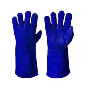 Guantes de soldadura de alta calidad Reklo Industries, Material de poliéster de 16 pulgadas, personalizables, duraderos, antideslizantes para uso industrial - Product Image 1