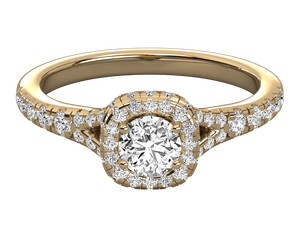 Anillo de Compromiso Único para Mujer, Diamante Cultivado en Laboratorio, Oro Sólido de 14K, Corte Brillante, Certificado IGI, Estilo Clásico, Diseño Personalizado - Product Image 6