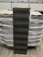 Bester Preis Moderne 1340x420mm Steinbeschichtete Metalldachziegel Rostfrei Leichtgewichtige Schindeln aus PVC für Hotels, Parks, Lagerhallen