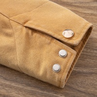 Blouson de travail vintage délavé à l'acide avec logo personnalisé pour hommes Blouson punk en toile lourde avec fermeture éclair Streetwear pour l'hiver