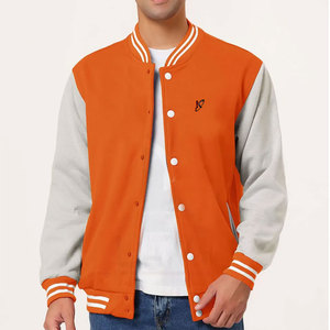 Hot Sale Men's Letterman <b>Jacket</b> Premium Quality Canvas Breathable <b>Mandarin</b> <b>Collar</b> Warm Winter Comfortable High Street Style - Product Image 6