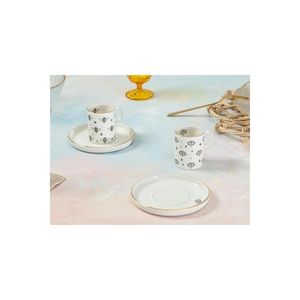 Ruby <span class=keywords><strong>Veni</strong></span> <span class=keywords><strong>Vidi</strong></span> Ensemble de café en porcelaine pour 2 personnes 85cc 04ral002632 avec un style de dessin animé - Product Image 1