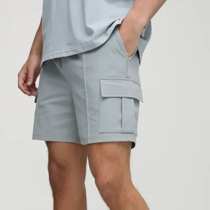 Wholesale Summer casual wear Shorts for mens Active Wear Blank Quick Dry streetwear <b>Plain</b> <b>colour</b> short length cargo shorts - Product Image 5