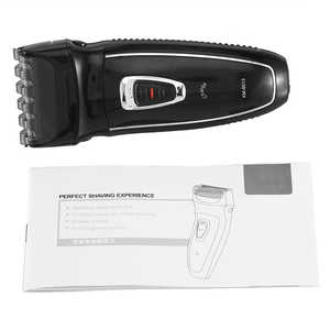 Rasoir électrique professionnel pour hommes, sans fil, 3-en-1, tondeuse rotative pour barbe avec grille remplaçable pour le soin du visage et du corps - Product Image 2