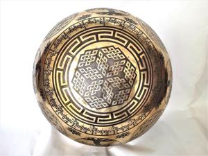 Cuencos de arte especial tibetano hechos a mano para cantar, artesanías de metal, hechos en nepalés, perfectos para la meditación - Product Image 2