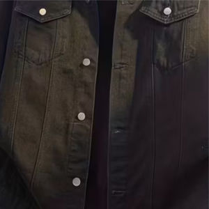 Nouveau 2025 vente en gros 100% coton haute qualité mâle sur mesure Denim veste haute qualité Vintage Style et boutons pour l'hiver - Product Image 4