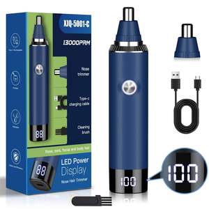 Recortadora de Vello Facial y de Cejas Profesional Recargable por USB, IPX7, con Pantalla LED, para Hombres y Mujeres, Indolora, para RV - Product Image 2