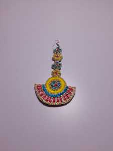 Meilleure vente ensemble de boucles d'oreilles brodées de qualité supérieure taille personnalisée pour les vêtements de fête filles/femmes artisanat de couture au point de croix - Product Image 6