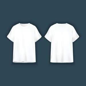 T-shirt à manches courtes en coton épais 230g pour hommes T-shirt à manches courtes en pur coton ample de couleur unie - Product Image 1