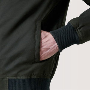 Veste coupe-vent unisexe professionnelle vert olive foncé, légère et de qualité supérieure, style minimaliste élégant, streetwear décontracté avec fourrure - Product Image 6