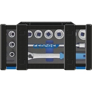 Jeu de clés à douille GEDORE 15 pièces 1/2'' DMU-20 10-32mm 60-6 points, kits d'outils à dents - Product Image 3