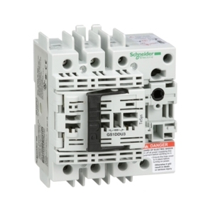 Per SCHNEIDER ELECTRIC TeSys GS1DDU3 Interruttore-Sezionatore-Fusibile a 3 Poli per UL 30 A CC - Product Image 1