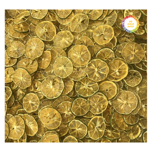 Tranches de citron vert séchées aux nuances naturelles de vert et de jaune, conçues pour la décoration des boissons et les projets créatifs - Product Image 2