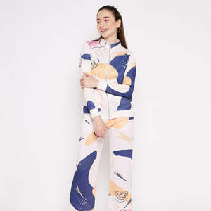 Ensemble de survêtement en molleton épais pour femmes, vêtements d'automne et d'hiver, jogging, pantalon de survêtement, fermeture éclair, ensemble 2 pièces, survêtement à fermeture éclair pour femmes avec panneaux - Product Image 6