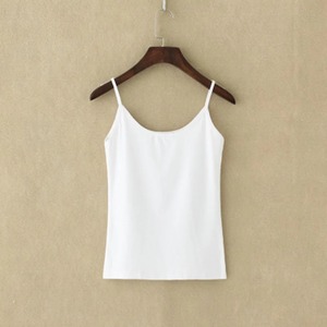 Premium Quality Custom Women's Vintage Button 100% Cotton Casual Breathable Tank Top Stylish Wholesale - Product Image 6