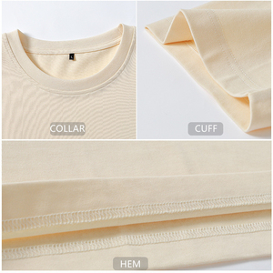 Ropa informal para hombre, camisetas de algodón en blanco, camisetas al por mayor, cuello redondo para hombre de gran tamaño - Product Image 6