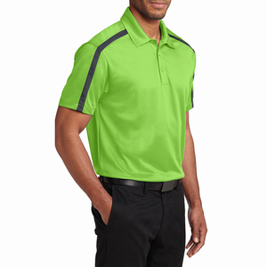 T-shirt de haute qualité Polo pour hommes T-shirt imperméable à l'huile anti-taches T-shirt de polo léger de randonnée en plein air - Product Image 1