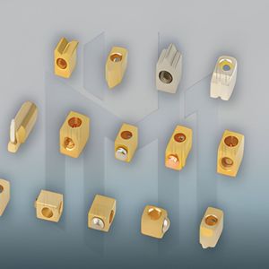 Bornes de liaison neutres en laiton de précision, composants électriques personnalisés ODM pour les panneaux de distribution d'énergie et les systèmes de contrôle - Product Image 1
