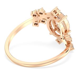 Anillo Solitario de Moissanita de Corte Ovalado de 1.43 Quilates, Plata de Ley 925 de Alta Calidad REYES, Certificado GRA, Joyería Fina para Mujer - Product Image 4