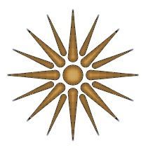 Well Selling Iron <b>Mirror</b> Art <b>Irregular</b> Circular Living Room Metal Frame Wall <b>Mirror</b> Decor Christmas Vintage Luxury Space Casual - Product Image 2