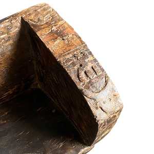 Naga Tribal Solid Wood <b>Bench</b> with Rustic Design Modern Garden/Park/Bedroom <b>Bench</b> for Outdoor Use Durable Wood <b>Plastic</b> Material - Product Image 3