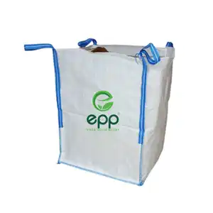 FIBC-bolsas impermeables de alta calidad y baratas para alimentación, tejido de polipropileno, 1 tonelada, bolsas grandes dentro de una bolsa jumbo