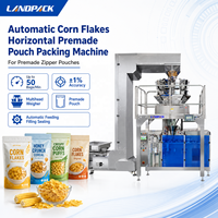Machine d'emballage multi-têtes pour sachets préformés à fermeture éclair, stand-up et doypack, pour céréales, cornichons, bœuf séché, olives, flocons de maïs
