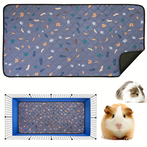 ELEVE, alfombrilla de arena para gatos de algodón absorbente resistente al agua, alfombrilla de entrenamiento plegable suave para gatos, perros, conejillos de indias, hámsteres, Coche - Product Image 1