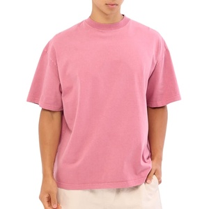 เสื้อยืดคอกลมสีตามสั่ง ทรงปกติ สำหรับฤดูร้อน แขนสั้น บริการ OEM ผ้าหนา 250 กรัม ผ้าไหม/ผ้าฝ้าย ระบายอากาศได้ดี แห้งเร็ว ผ้าแคนวาส - Product Image 1