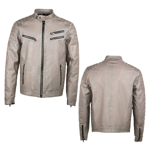 Chaqueta de Cuero Genuino de Lujo para Hombre, Talla Grande, Estilo Motero Vintage, Cierre de Cremallera, Impermeable, Resistente al Viento, Ropa Casual de Calle para Invierno - Product Image 4
