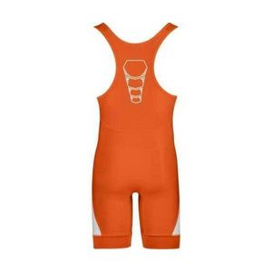 Singlet de lutte personnalisé pour hommes, grande taille, en spandex/coton 220g, impression par sublimation, motif, vente en gros - Product Image 3