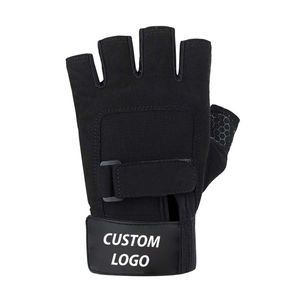 Guantes de Levantamiento de Pesas Personalizados de Cuero con Palma Antideslizante, Construcción Duradera, Cierre para Fitness, Culturismo, Guantes de Levantamiento de Pesas - Product Image 4