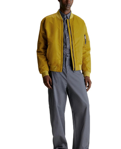 2025 vente en gros de haute qualité hommes Satin Varsity Letterman Baseball broderie Patch Bomber veste pour l'hiver - Product Image 3