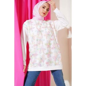 Tunique Tulle Floral Devant Rose - Product Image 3