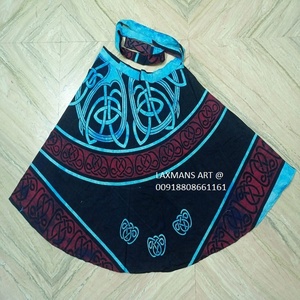 Jupes longues pour femmes, style Bollywood, en coton imprimé, style Rajasthani, avec taille naturelle, en provenance d'Inde - Product Image 3