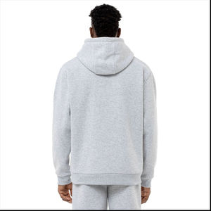 Ensemble de survêtement en coton pour homme à capuche avec logo personnalisé, haute qualité, commande en gros, vêtements de sport, prix d'usine, deux pièces - Product Image 3