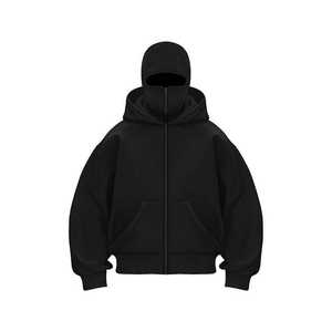 Sudaderas con Capucha Personalizadas para Hombre, 100% Algodón, Gruesas, Extra Grandes, con Doble Cremallera y Hombros Caídos - Product Image 4