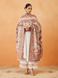 Châle en laine de cachemire de style vintage pour femmes de haute qualité personnalisées différentes tailles disponibles-pour le département des musulmans - Product Image 2