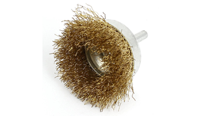 Brosse à fil métallique de haute qualité, recouverte de laiton, montée sur un mandrin, pour le décapage de peinture, disponible à un prix abordable - Product Image 5