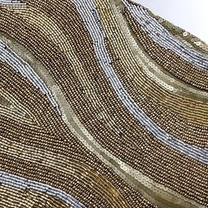 Decoración navideña y diseño de hojas con cuentas, Mantel Individual para mesa de comedor, tapete elegante, corredores decorativos hechos a mano para boda - Product Image 1