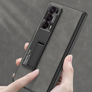 Pour Honor Magic V2 <span class=keywords><strong>GKK</strong></span> Coque de téléphone en cuir à charnière givrée intégrée avec support - Product Image 6